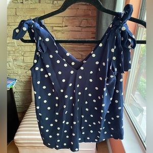 Sezane Polka Dots Top.